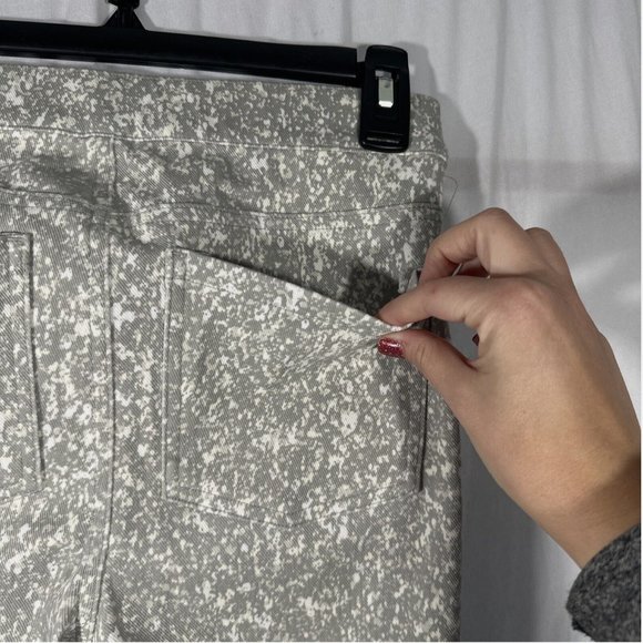 NWT $98‎ Spanx [ Small ] Ankle Jean-ish Leggings in Speckled Grey White - Picture 13 of 13